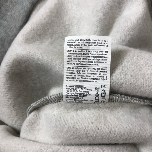 Champion Men's Powerblend Fleece Midweight Crewneck  Oxford Gray Sweatshirt 2XL - Picture 9 of 15